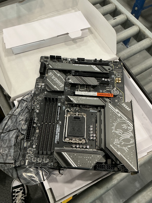 Photo 1 of MSI Z790 Gaming Plus WiFi-AMZ Gaming Motherboard (Support 14th/13th/12th Gen Intel Processors, LGA 1700, DDR5, PCIe 5.0, M.2 Slots, 2.5Gbps LAN, USB 3.2 Gen2, Wi-Fi 6E, Bluetooth 5.3, ATX)