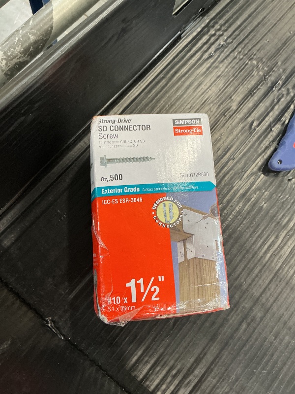 Photo 1 of Simpson Strong-Tie SD Connector Screws #10 x 1-1/2 Inch