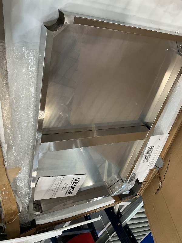 Photo 1 of VEVOR Stainless Steel Work Table with Wheels