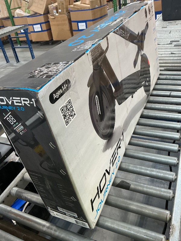 View 2 of NON-FUNCTIONAL. PARTS ONLY------------------------------------------Hover-1 Journey 2.0 Foldable Electric Scooter for Adults with 350W Brushless Motor, 15 mph Max Speed, 8.5” Air-Filled Tires and 16 Mile Range