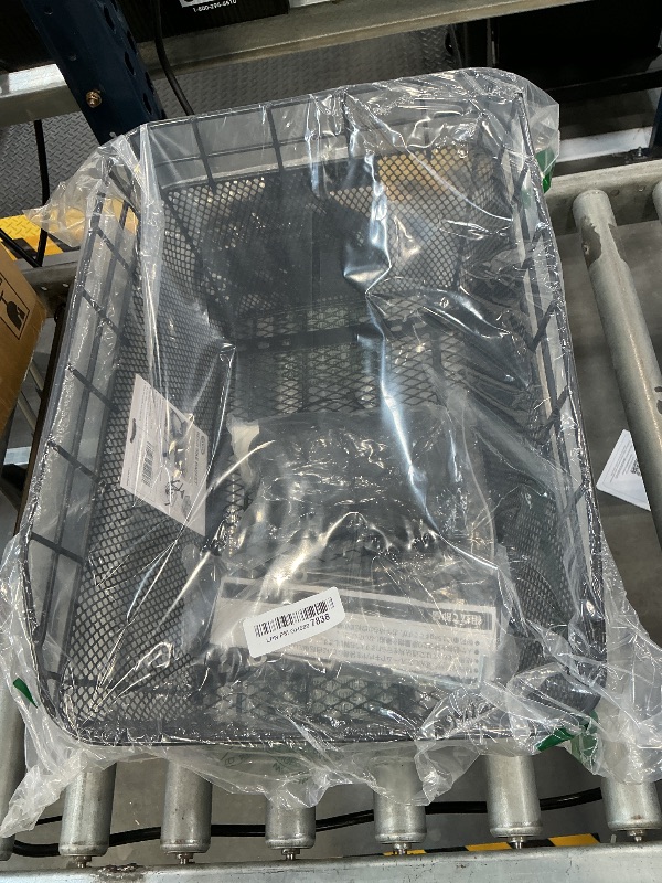 Photo 1 of CXWXC Rear Bike Basket - Large, Black