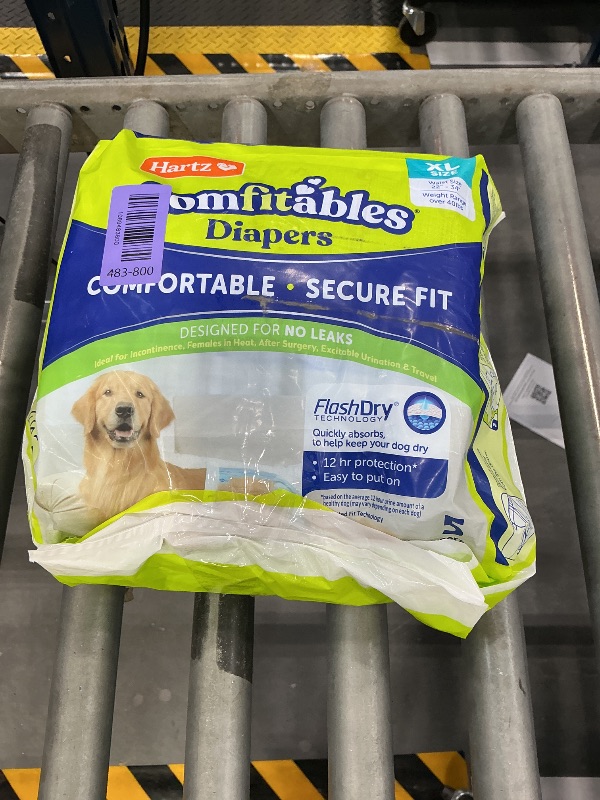 Photo 1 of Hartz Comfitables Extra Large Dog Diapers (5 Count)