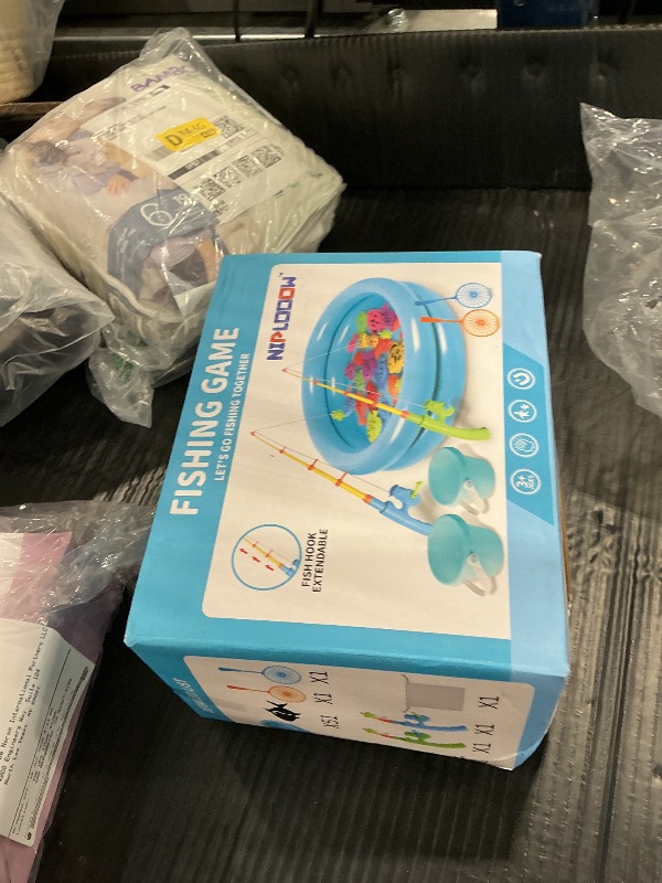 Photo 1 of NIPLOOW Pool Fishing Toys Game Set with Inflatable Pool