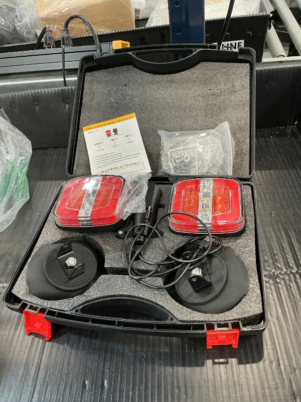 Photo 1 of Partsam Wireless Magnetic Trailer Light Kit
