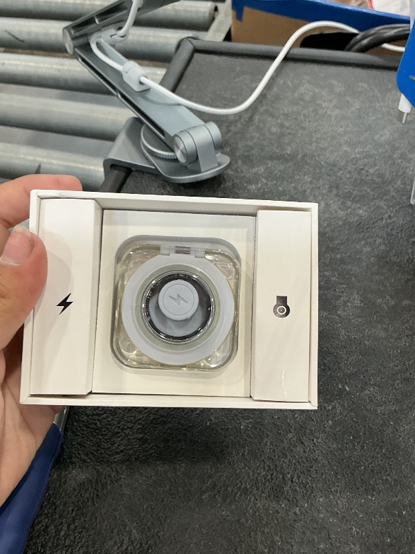 Photo 1 of MSDQQTIY 7.0 Smart Ring with LED Screen?5ATM Waterproof??5.3+EDR Technology - 0.1%± Error? Smart Ring for Men and Women to Monitor Sleep, Heart Rate, Silver 13#