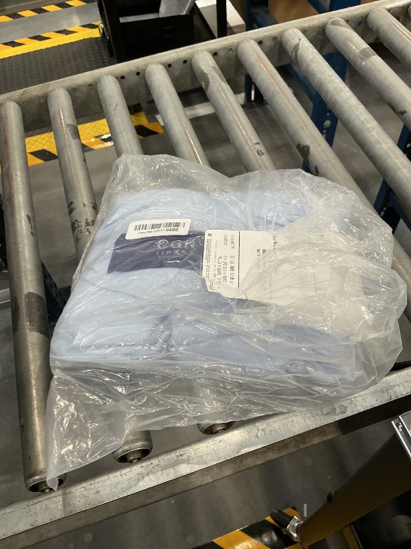 Photo 1 of CGK Wrap Around Dust Ruffle Bed Skirt - Queen Size, 14" Inch, Sky Blue