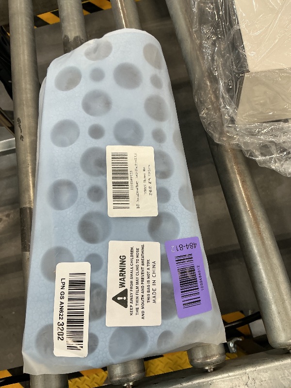 Photo 1 of Casa and Beyond Shower Mat, Secure Shower Mats Easy to Clean, Showers Mat with Suction Cup, Washable Non-Slip Bathtub Mats for Inside Showers (Blue,20.9 * 20.9 in)