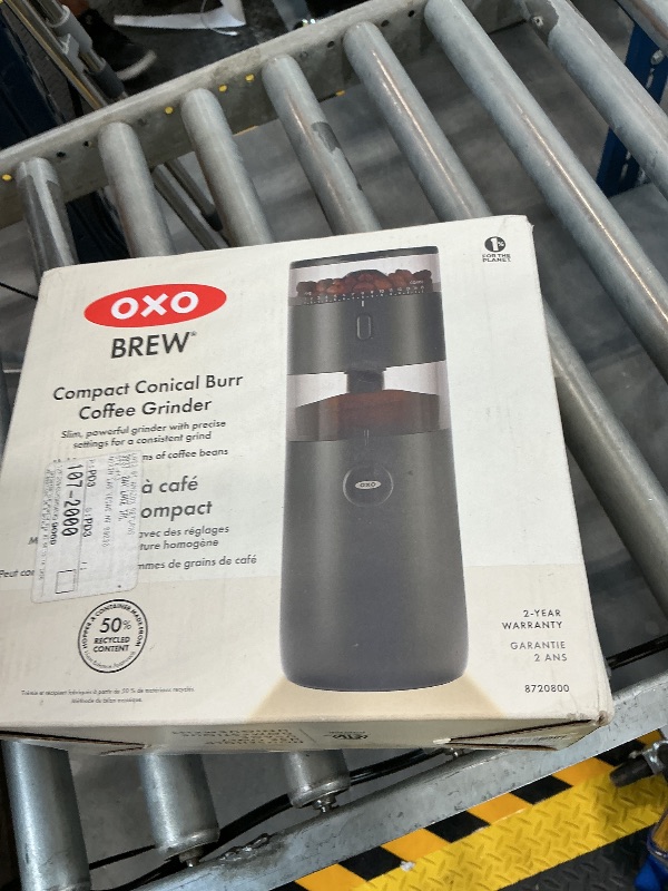 Photo 1 of OXO Brew Compact Conical Burr Coffee Grinder - Black