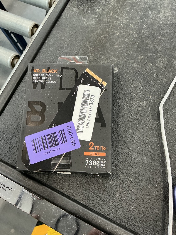 Photo 1 of WD_BLACK SN850X 2TB NVMe SSD