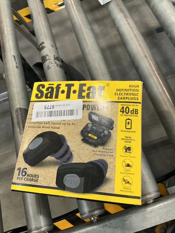 Photo 1 of Saf-T-Ear SafetyBuds Pro Power Plus Rechargeable Hearing Protection - Yellow
