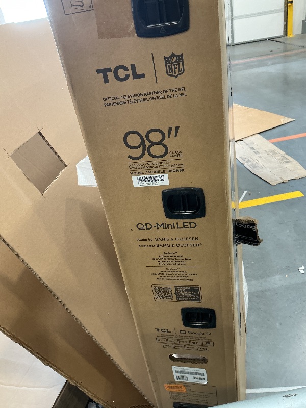 Photo 1 of TCL 98 Inch Class QM8K Series | Mini LED QLED 4K HDR | 98QM8K, 2025 Model | 120HZ-144HZ Anti Reflective Wide Angle Screen Smart Google TV Dolby Atmos | Voice Remote Alexa Gaming Streaming Television