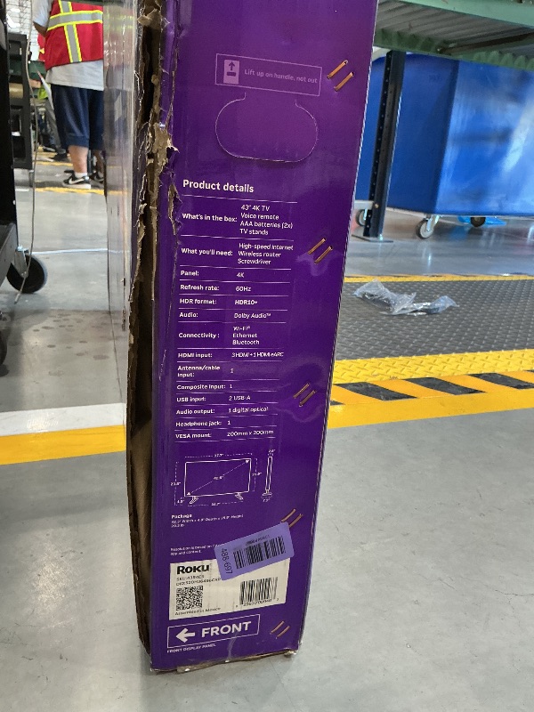 Photo 1 of Roku 43-Inch Select Series Smart TV 2026-4K HDR TV - RokuTV
