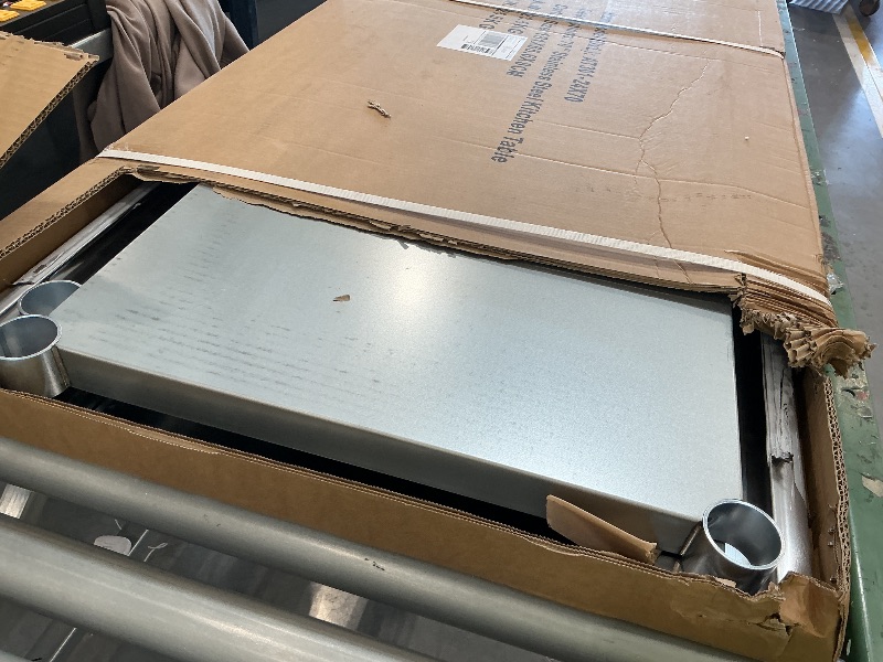 Photo 1 of Stainless Steel Table for Prep & Work, 24x70 Inches, Metal Commercial Heavy Duty Table with Adjustable Under Shelf for Restaurant, Home and Hotel