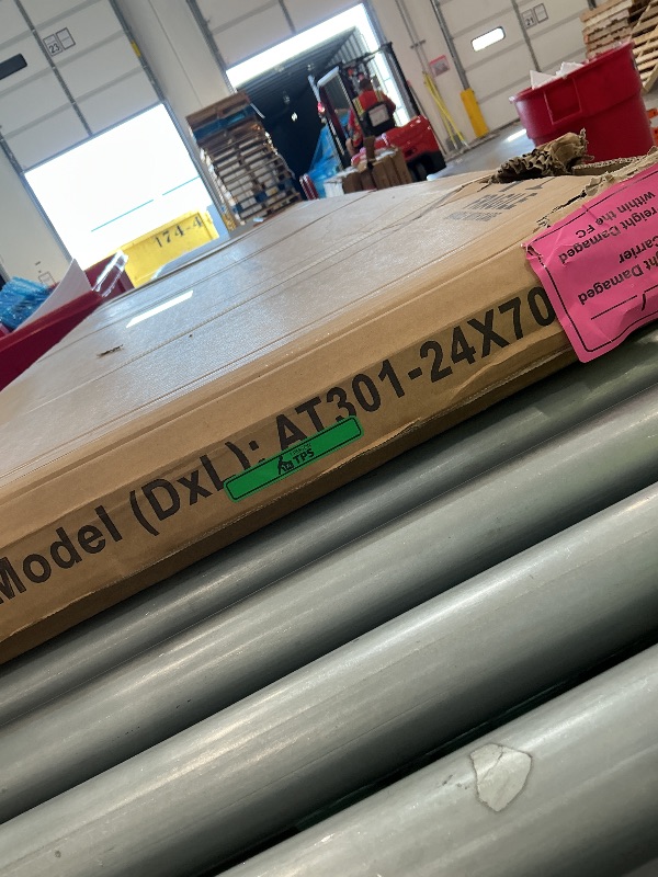 Photo 1 of Stainless Steel Table for Prep & Work, 24x70 Inches, Metal Commercial Heavy Duty Table with Adjustable Under Shelf for Restaurant, Home and Hotel