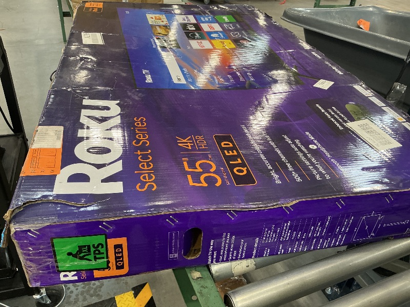Photo 1 of Roku 55" Select Series 4K QLED Smart TV