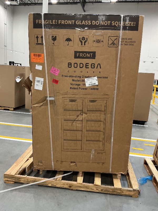 Photo 1 of BODEGACOOLER Commercial Freezer, 2 Door Display Freezer, 36 Cu.Ft, -15°F to 5°F
