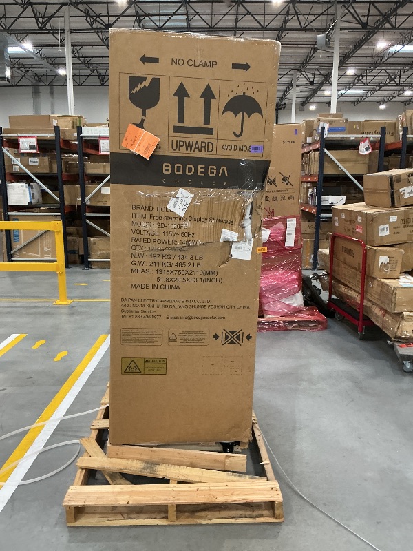 Photo 1 of BODEGACOOLER Commercial Freezer, 2 Door Display Freezer, 36 Cu.Ft, -15°F to 5°F