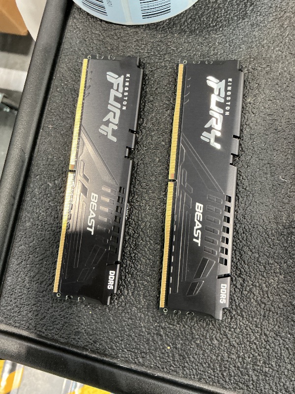 Photo 1 of Kingston FURY Beast 8GB 6000MT/s DDR5 CL36 Desktop Memory | AMD EXPO | Kit of 2 | KF560C36BBEK2-64