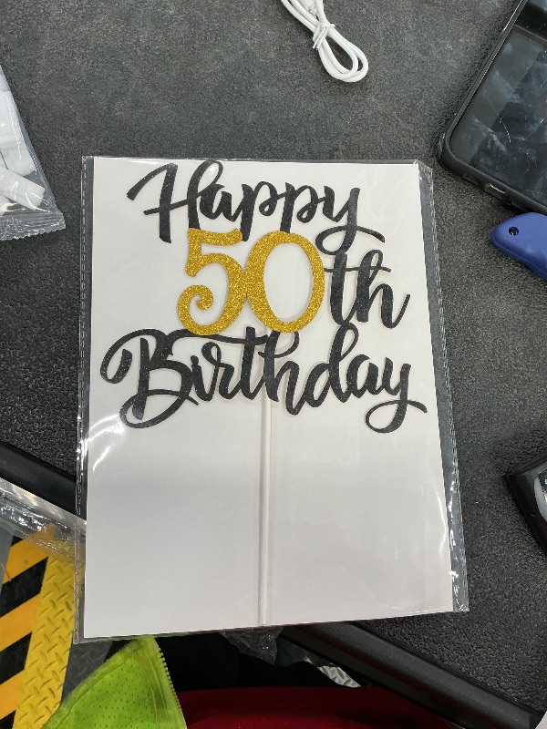 Photo 1 of URYYRIT 50th Birthday Cake Topper
