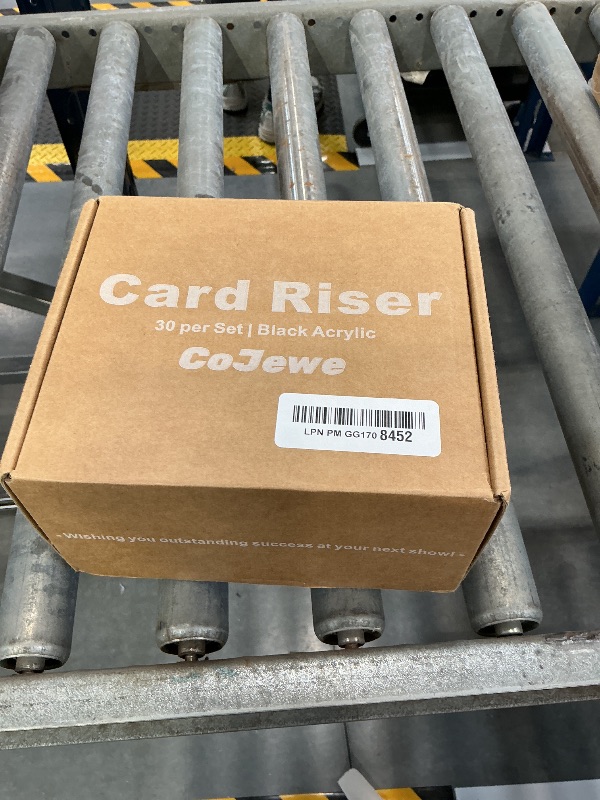 Photo 1 of CoJewe 30 Modular Trade Card Risers | Black Acrylic
