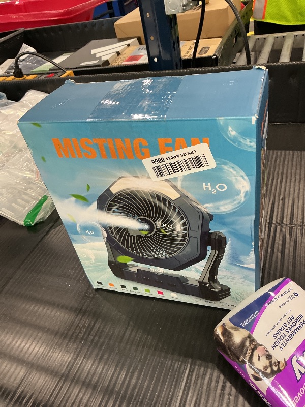 Photo 1 of Ausic Portable Misting Fan, Orange, 16-65Hrs Runtime