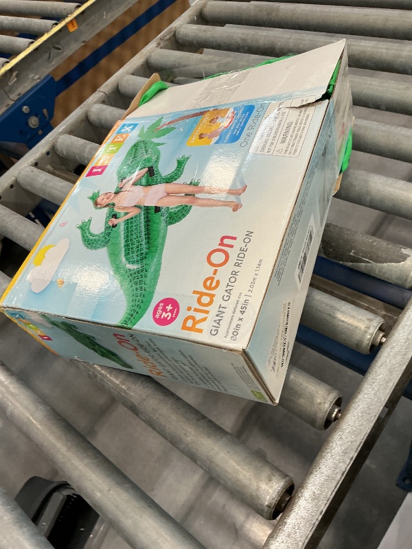Photo 1 of INTEX Giant Gator Inflatable Pool Float 80" x 45"
