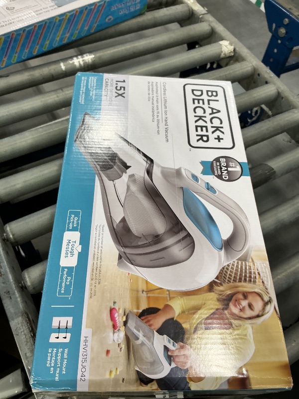 Photo 1 of BLACK+DECKER dustbuster Cordless Handheld Vacuum, Portable Vacuum for Car and Home Rechargeable, Powerful Suction, Wide Mouth (HHVI315JO42)
