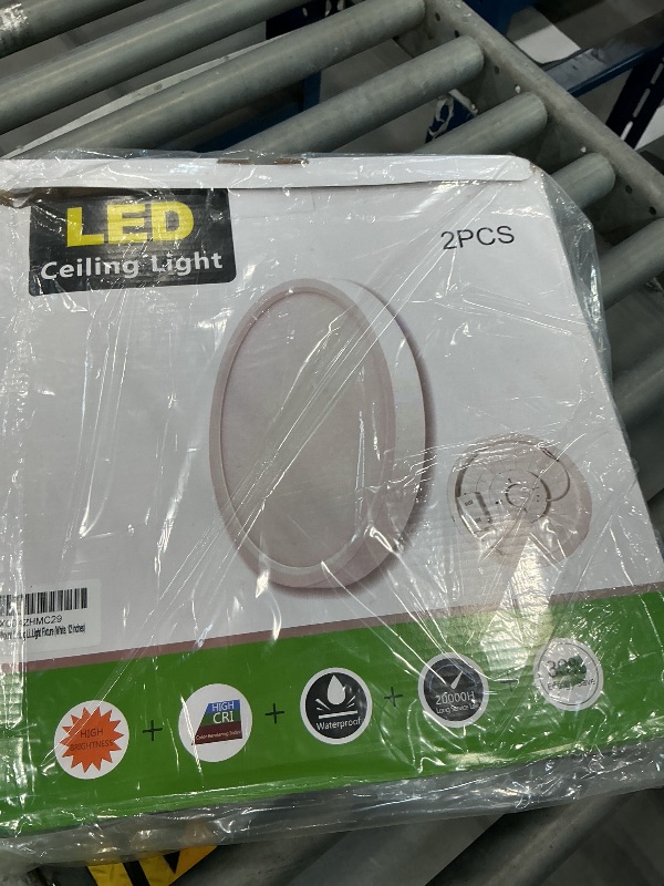 Photo 1 of uowlbear 36W LED Flush Mount Ceiling Light, 12 Inch Square, 2 Pack