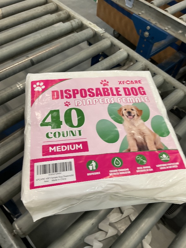 Photo 1 of XPCARE Female Dog Diapers (Medium, 40 Count)