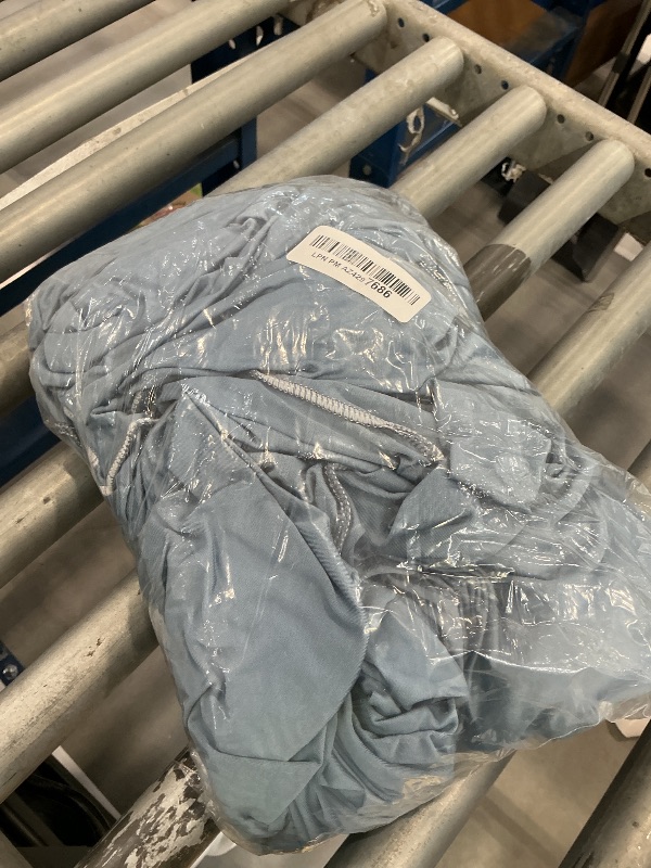 Photo 1 of DREAHOTEXTIL 7.2FT Arch Cover, Dusty Blue