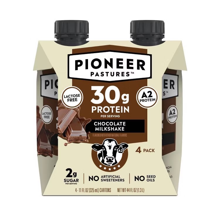 Photo 1 of Pioneer Pastures A2 High Protein Milkshake - 30g Protein - Chocolate