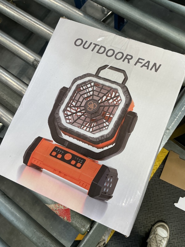 Photo 1 of Honesorn Rechargeable Portable Fan with LED Light and Remote