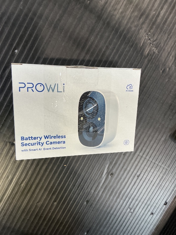 Photo 1 of PROWLI Wireless Outdoor Security Camera, 2.5K, Color Night Vision