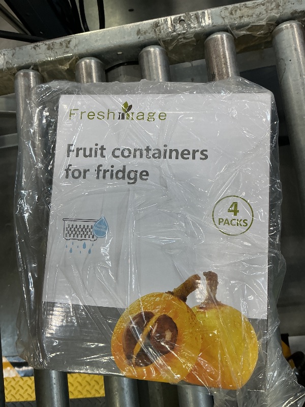 Photo 1 of Freshmage 4-Piece Fruit & Vegetable Fridge Container Set