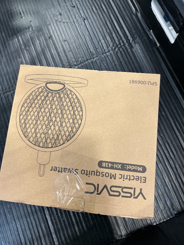 Photo 1 of YISSVIC 2 in 1 Mosquito Killer Racket, 4000V Foldable Electric Fly Swatter