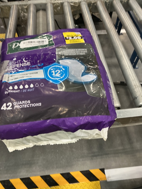 Photo 1 of Depend Guards Men's Incontinence Pads Overnight Absorbency - 42 Count