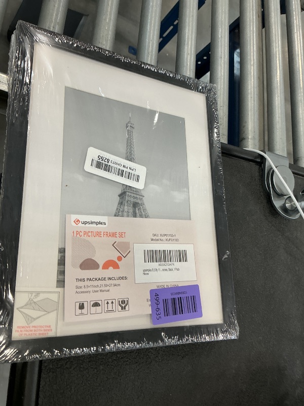 Photo 1 of upsimples 8.5x11 Picture Frame, Black