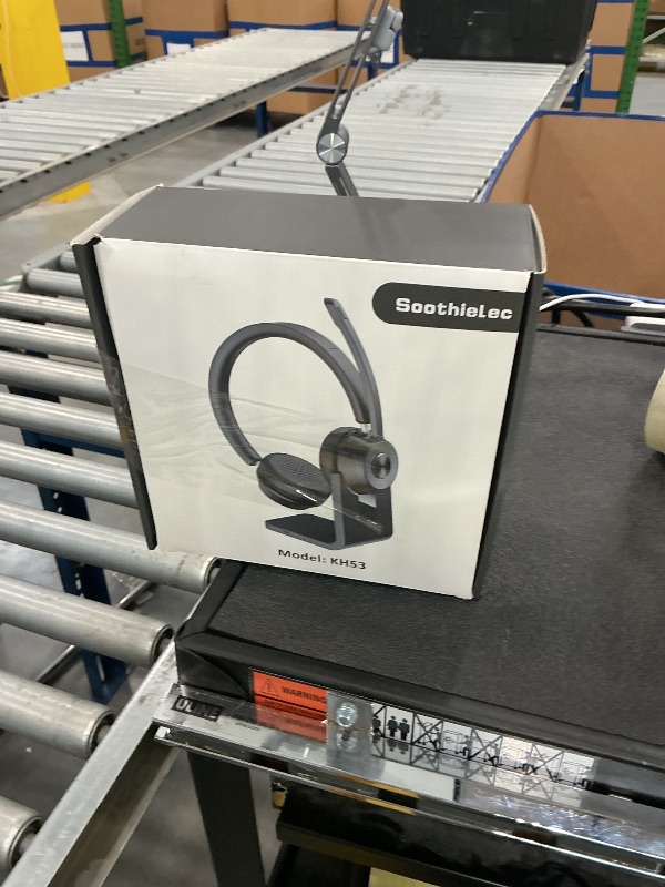 Photo 1 of Soothielec Wireless Headset with Mic for Work, Bluetooth 5.3