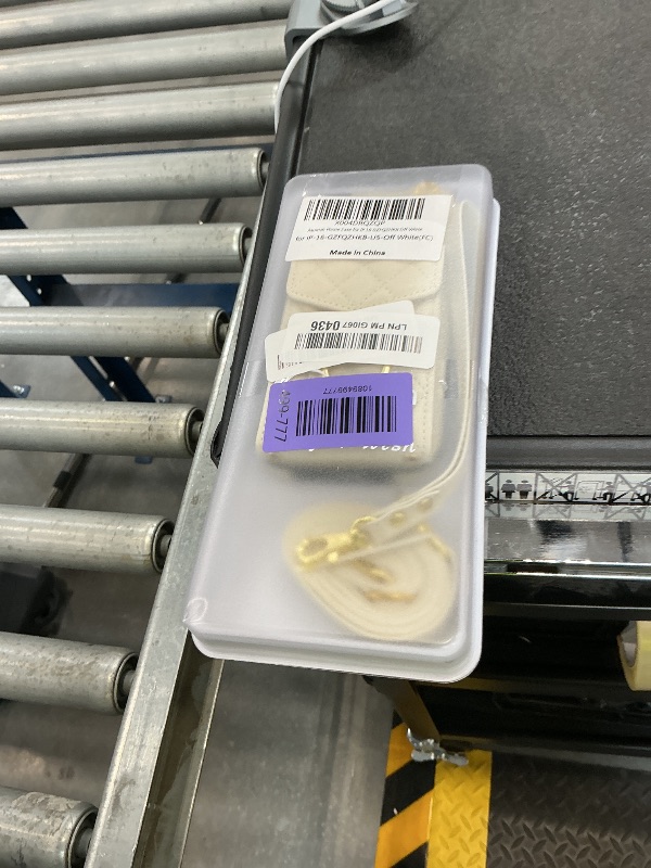 Photo 1 of Asuwish iPhone 16 Wallet Case with Strap and Screen Protector - Off White