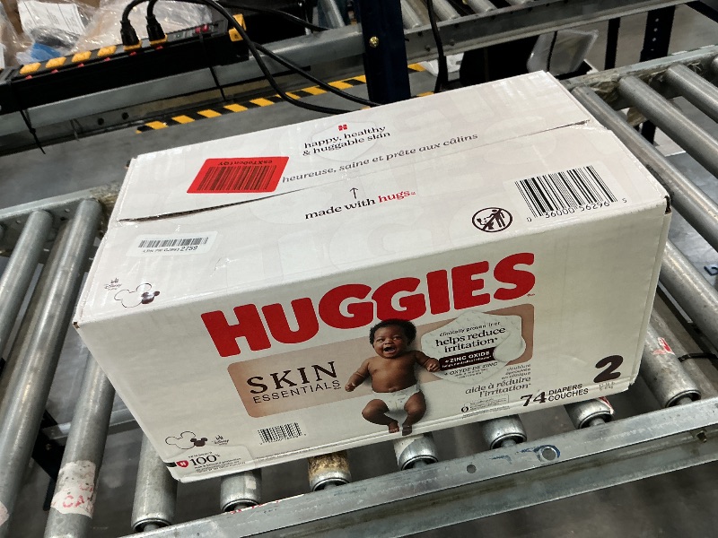 Photo 1 of Huggies Skin Essentials Diapers Size 2, 74 Count