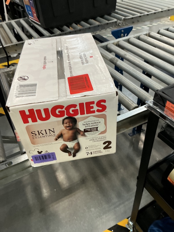 Photo 1 of Huggies Skin Essentials Diapers Size 2, 74 Count