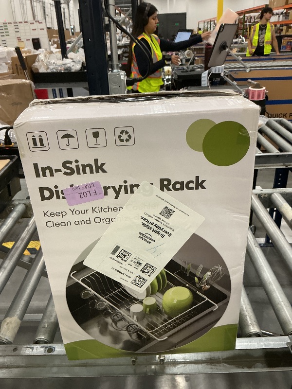 Photo 1 of JASIWAY Dish Drying Rack - Silver, Expandable for 12"-30" Sink