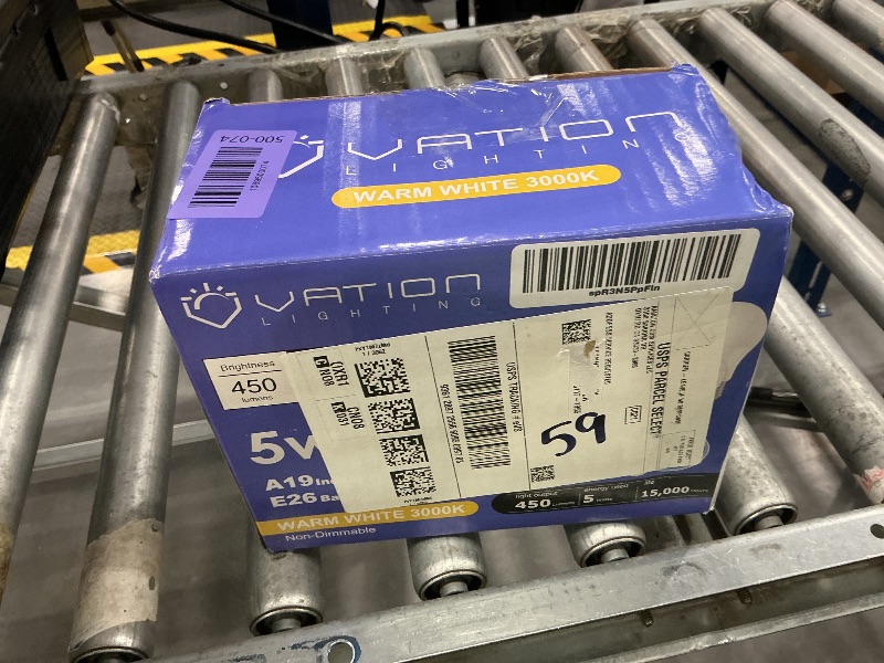 Photo 1 of VATION LIGHTING A19 LED Light Bulbs, 40W Equivalent, 3000K Warm White, 12-Pack