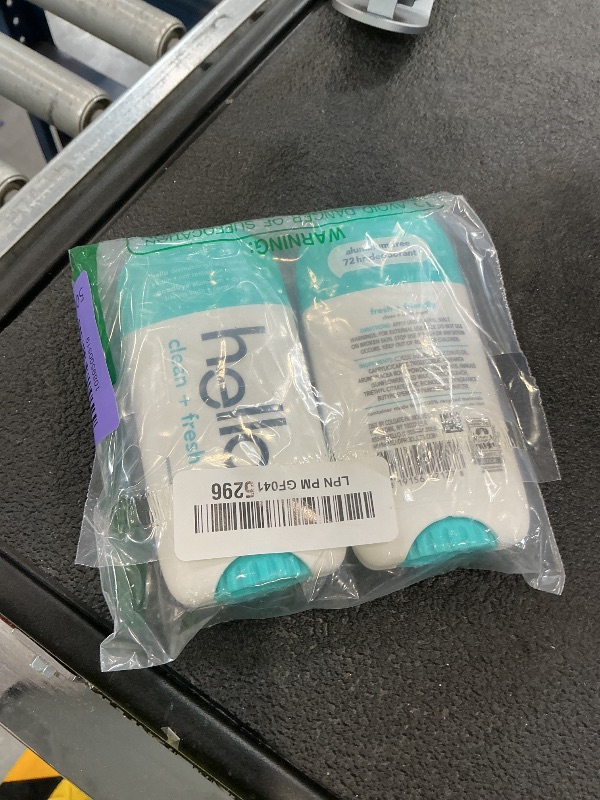 Photo 1 of hello Clean + Fresh Aluminum Free Deodorant (2 Pack)