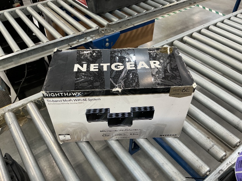 Photo 1 of NETGEAR Nighthawk Tri-Band Mesh WiFi 6E System (MK93S)