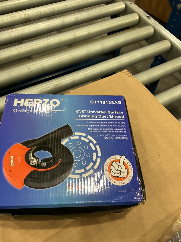 View 2 of HERZO Surface Grinding Dust Shroud + Diamond Cup Wheel