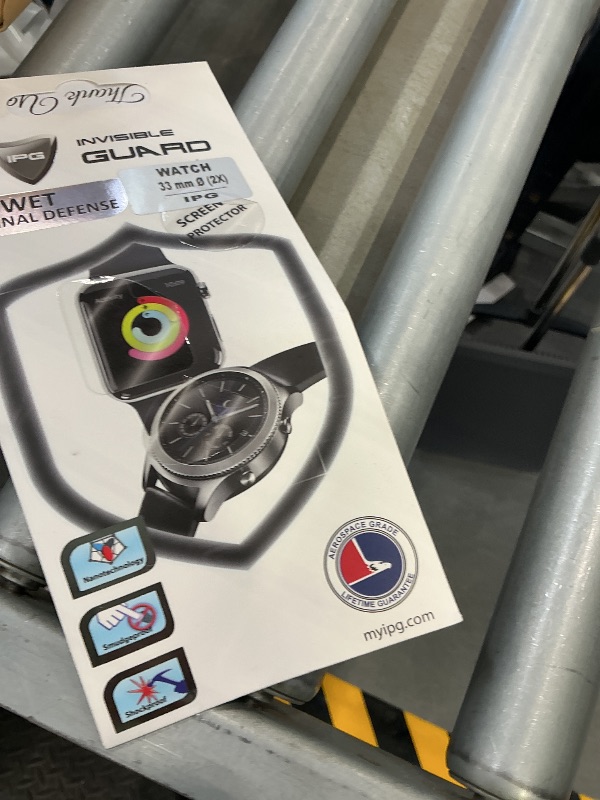 Photo 1 of IPG Hydrogel Screen Protector for Round Watches (2 Units, 33 MM)