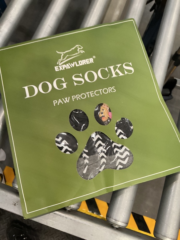 Photo 1 of EXPAWLORER Anti-Slip Dog Socks - Grey, X-Large