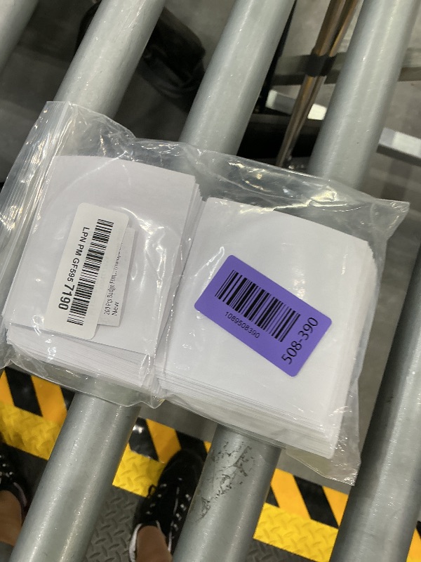 Photo 1 of Flylin 75mm Transparent Badge Films, 200-Piece PVC