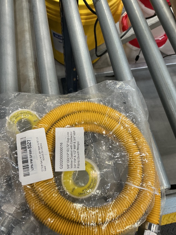 Photo 1 of MIFLUS 72" Flexible Dryer Gas Line Hose Kit